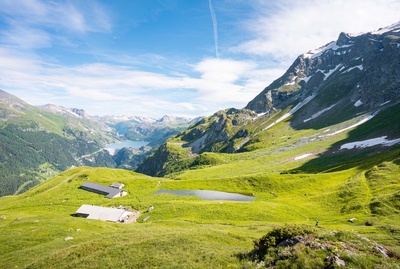 Hoch gelegene Berghütte in Tignes